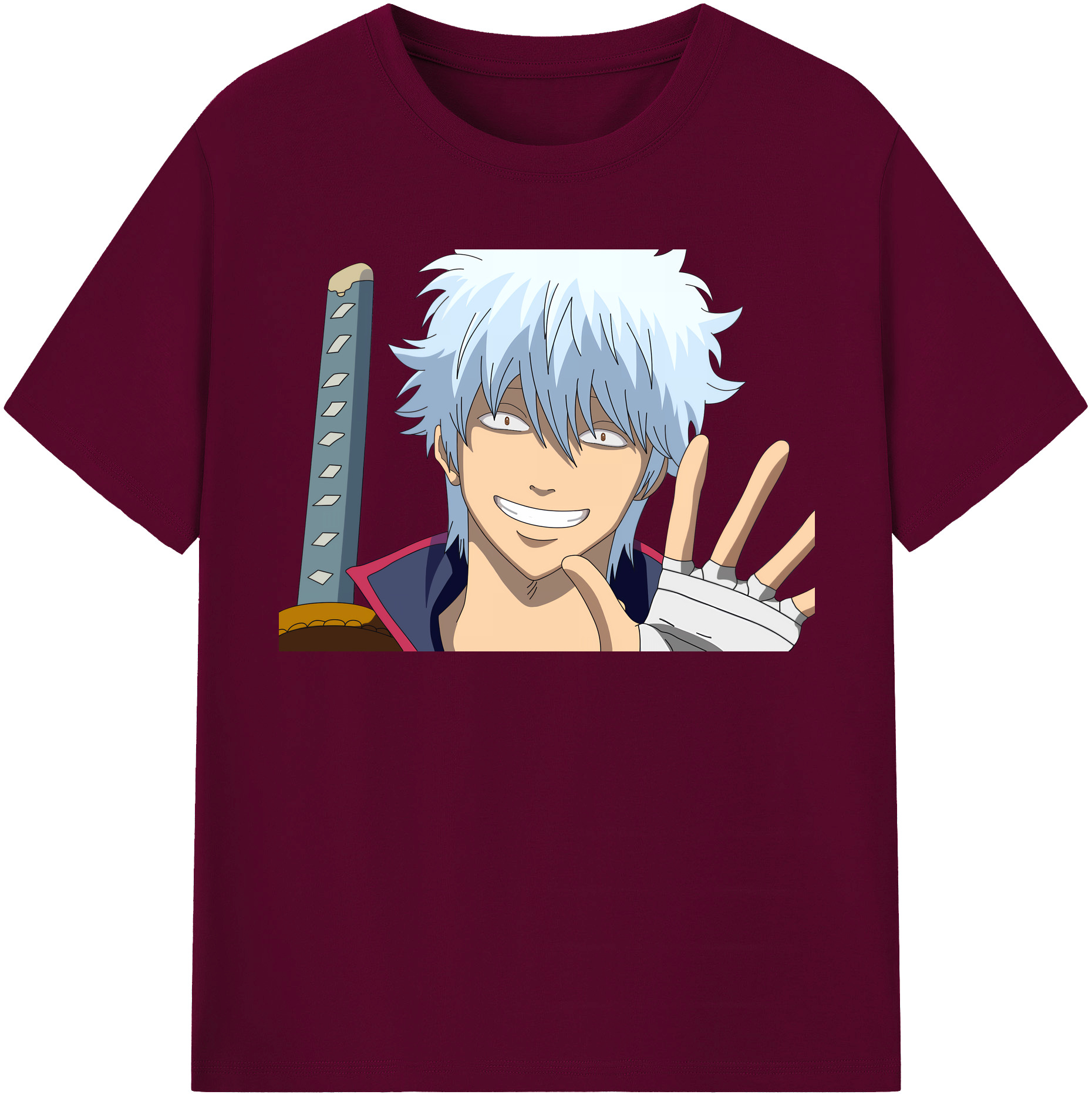 （画像用） ぎんたま 坂田銀時（さかたぎんとき） 神楽 志村新八（しむら しんぱち） GINTAMA Sakata Gintoki Kagura Shimura Shinpachi レディースカジュアルプリントTシャツ（綿100％）